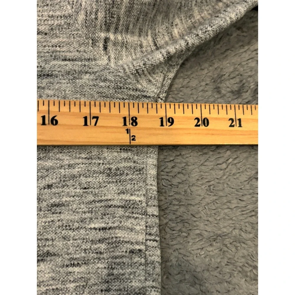Adidas Mens Small Space Dye Pullover Hoodie Gray White 100% Cotton RN 88387